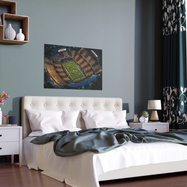 West Virginia Mountaineers Milan Puskar Stadium Indoor and Outdoor Silk Posters