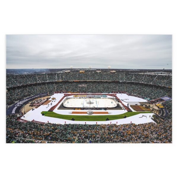 2020 Winter Classic Cotton Bowl Stadium - Nashville Predators vs  Dallas Stars Indoor and Outdoor Silk Posters - Image 2