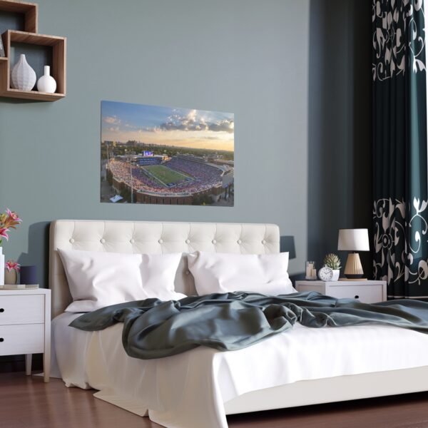 SMU Mustangs Gerald J. Ford Stadium Indoor and Outdoor Silk Posters