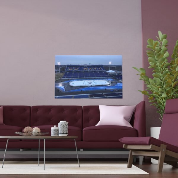 2018 Stadium Series Navy-Marine Corps Memorial Stadium - Toronto Maple Leafs vs Washington Capitals Indoor and Outdoor Silk Posters - Image 3
