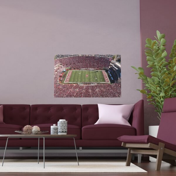 Indiana Hoosiers Memorial Stadium Indoor and Outdoor Silk Posters - Image 3
