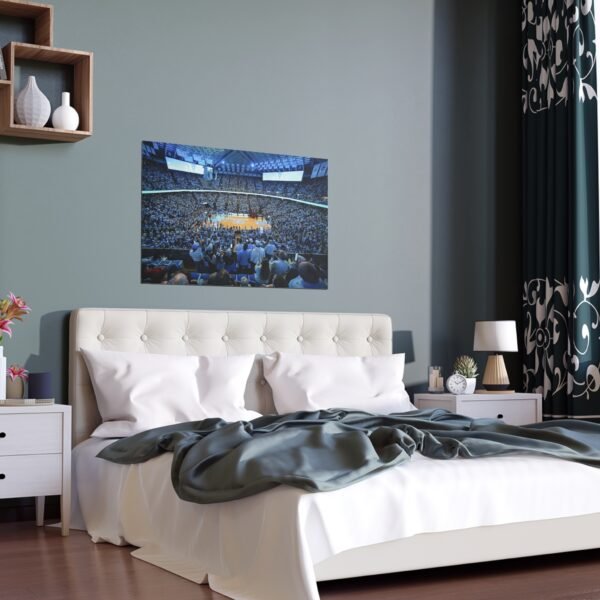 North Carolina Tar Heels Dean Smith Center Indoor and Outdoor Silk Posters