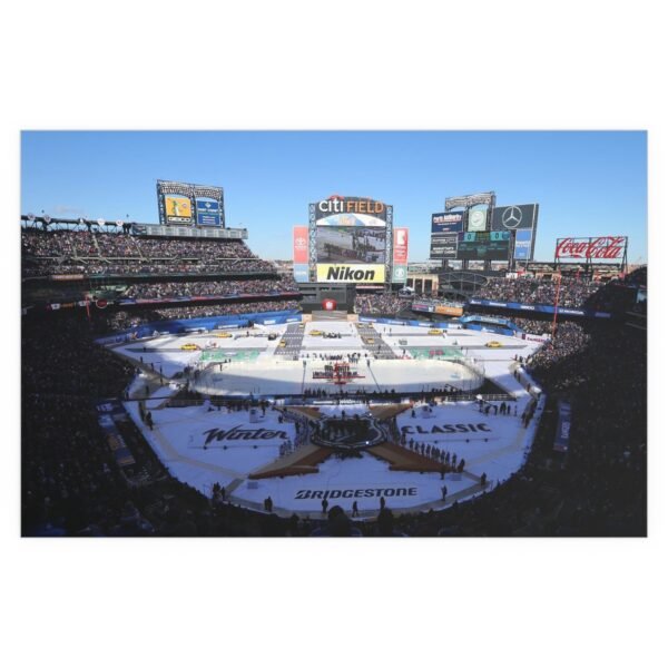 2018 Winter Classic Citi Field - New York Rangers vs Buffalo Sabres Indoor and Outdoor Silk Posters - Image 2