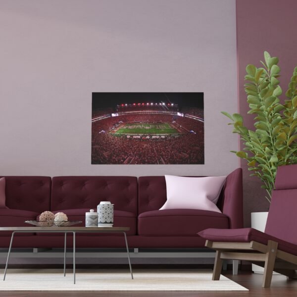Alabama Crimson Tide Saban Field at Bryant–Denny Stadium Indoor and Outdoor Silk Posters - Image 3