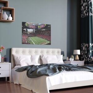Atlanta Falcons Mercedes-Benz Stadium Indoor and Outdoor Silk Posters