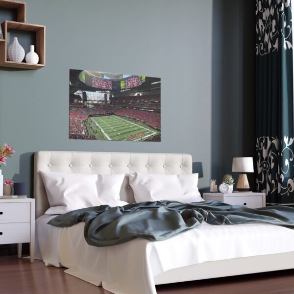 Atlanta Falcons Mercedes-Benz Stadium Indoor and Outdoor Silk Posters