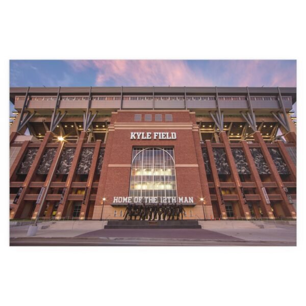 Texas A&M Aggies Kyle Field Indoor and Outdoor Silk Posters - Image 2