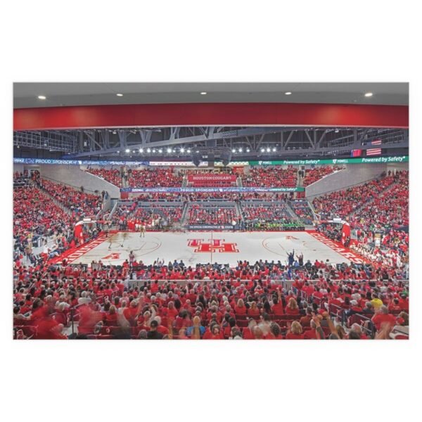Houston Cougars Fertitta Center Indoor and Outdoor Silk Posters - Image 2