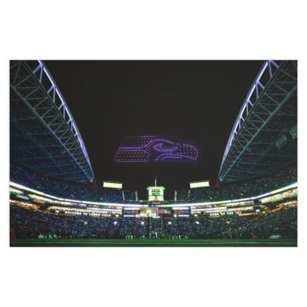 Seattle Seahawks Lumen Field Indoor and Outdoor Silk Posters - Image 2