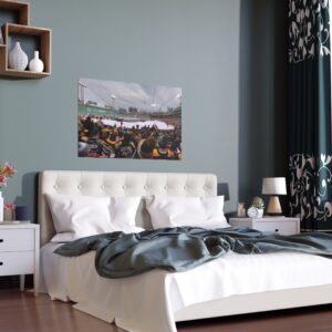 2023 Winter Classic Fenway Park - Pittsburgh Penguins vs Boston Bruins Indoor and Outdoor Silk Posters