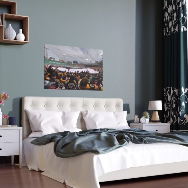 2023 Winter Classic Fenway Park - Pittsburgh Penguins vs Boston Bruins Indoor and Outdoor Silk Posters