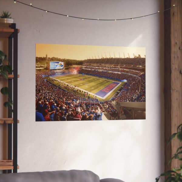 Kansas Jayhawks David Booth Kansas Memorial Stadium Fine Art Posters - Image 3