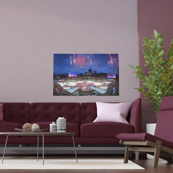 2024 Winter Classic Wrigley Field - St. Louis Blues vs Chicago Blackhawks Indoor and Outdoor Silk Posters - Image 3