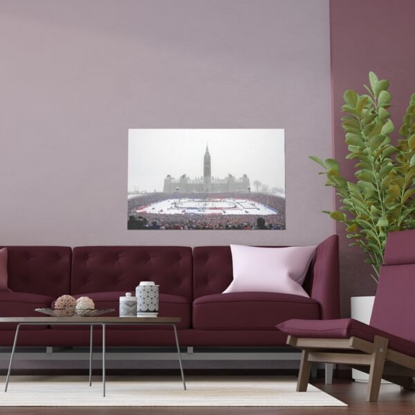 2017 NHL100 Classic Lansdowne Park - Montréal Canadiens vs Ottawa Senators Indoor and Outdoor Silk Posters - Image 3
