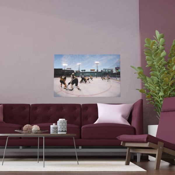 2023 Winter Classic Fenway Park - Pittsburgh Penguins vs Boston Bruins Indoor and Outdoor Silk Posters - Image 3