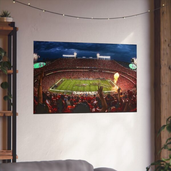Kansas City Chiefs Arrowhead Stadium Fine Art Posters - Image 3