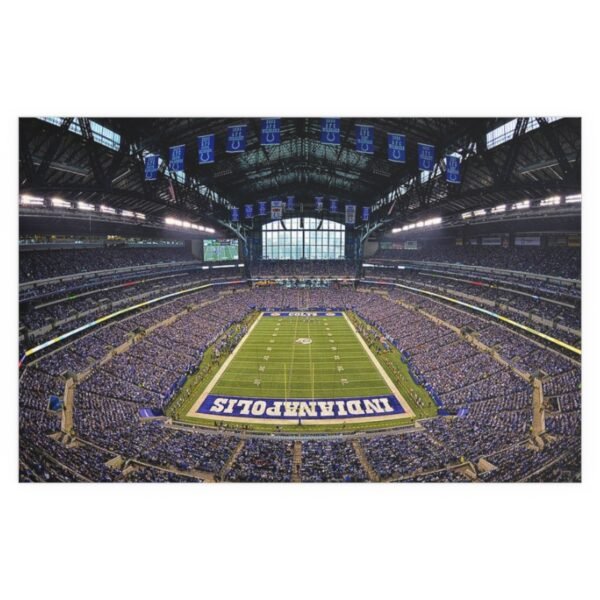 Indianapolis Colts Lucas Oil Stadium Indoor and Outdoor Silk Posters - Image 2