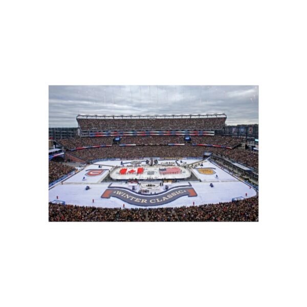2016 Winter Classic Gillette Stadium - Montréal Canadiens vs Boston Bruins Fine Art Posters