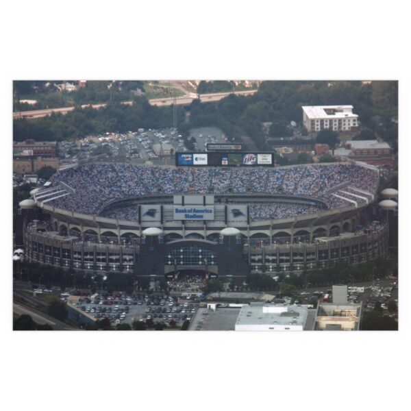 Carolina Panthers Bank of America Stadium Indoor and Outdoor Silk Posters - Image 2