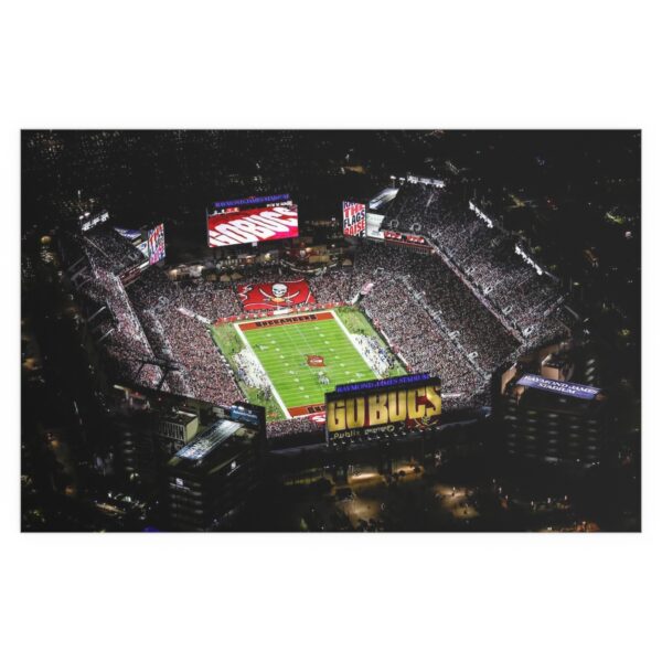 Tampa Bay Buccaneers Raymond James Stadium Indoor and Outdoor Silk Posters - Image 2