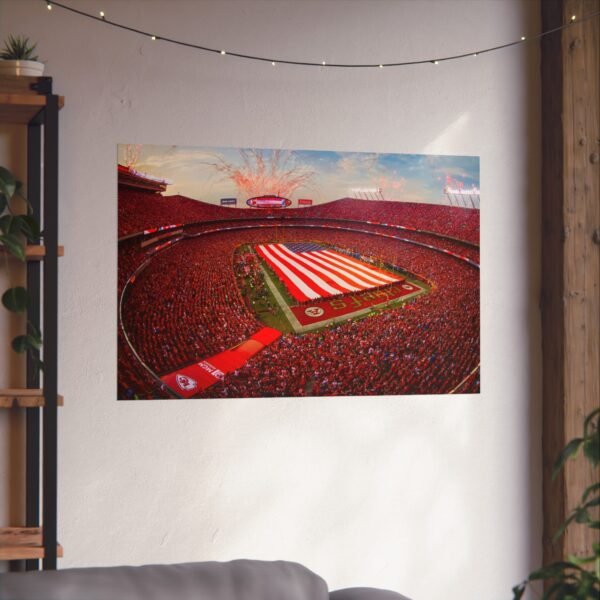 Kansas City Chiefs Arrowhead Stadium Fine Art Posters - Image 3
