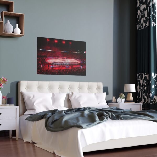2023 Stadium Series Carter-Finley Stadium - Washington Capitals vs Carolina Hurricanes Indoor and Outdoor Silk Posters