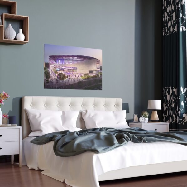 Northwestern Wildcats Welsh–Ryan Arena Indoor and Outdoor Silk Posters