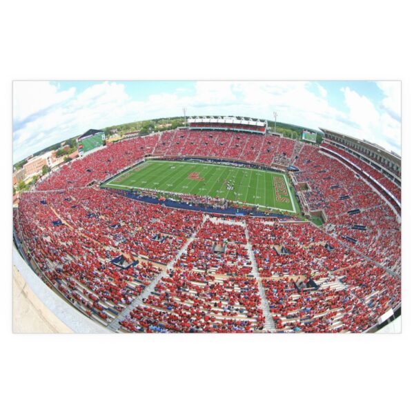 Ole Miss Rebels Vaught–Hemingway Stadium Indoor and Outdoor Silk Posters - Image 2