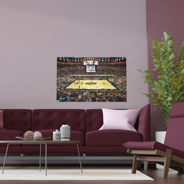Oklahoma State Cowboys Gallagher-Iba Arena Indoor and Outdoor Silk Posters - Image 3