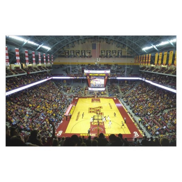 Minnesota Golden Gophers Williams Arena Indoor and Outdoor Silk Posters - Image 2