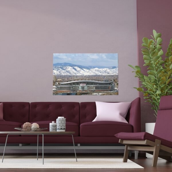 Denver Broncos Empower Field at Mile High Indoor and Outdoor Silk Posters - Image 3