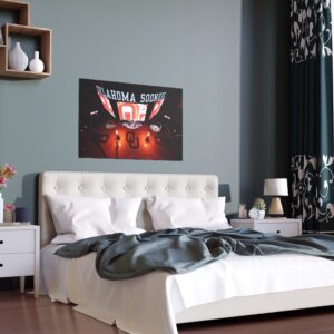 Oklahoma Sooners Lloyd Noble Center Indoor and Outdoor Silk Posters