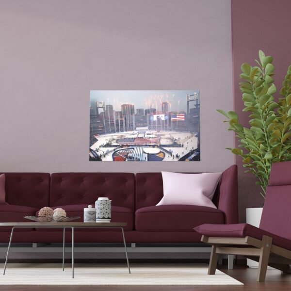 2017 Winter Classic Busch Stadium - Chicago Blackhawks vs St. Louis Blues Fine Art Posters - Image 3
