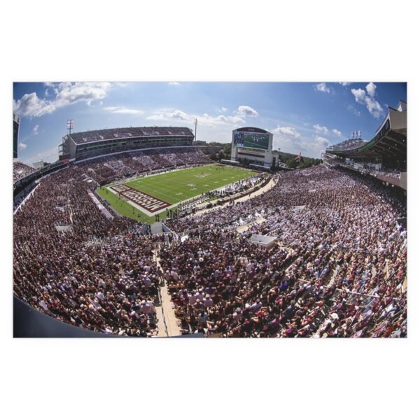 Mississippi State Bulldogs Davis Wade Stadium Indoor and Outdoor Silk Posters - Image 2