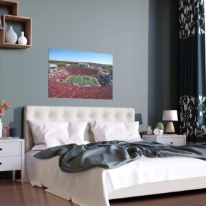 Indiana Hoosiers Memorial Stadium Indoor and Outdoor Silk Posters
