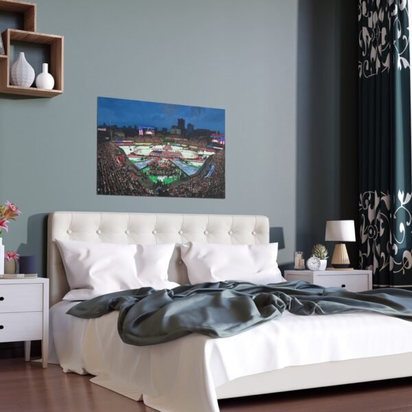 2024 Winter Classic Wrigley Field - St. Louis Blues vs Chicago Blackhawks Indoor and Outdoor Silk Posters