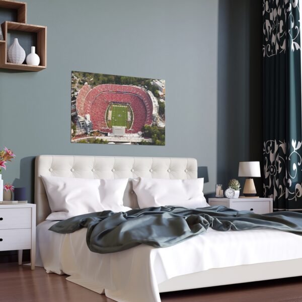Georgia Bulldogs Dooley Field at Sanford Stadium Indoor and Outdoor Silk Posters
