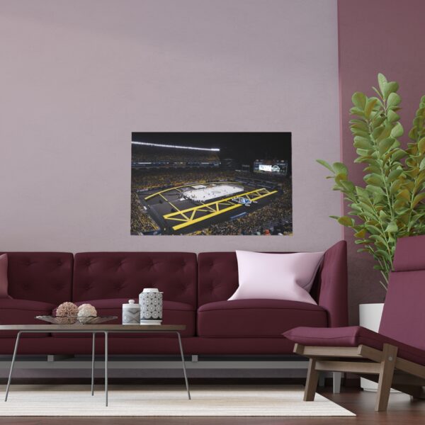 2017 Stadium Series Heinz Field - Philadelphia Flyers vs Pittsburgh Penguins Indoor and Outdoor Silk Posters - Image 3