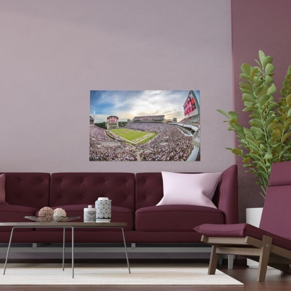 Mississippi State Bulldogs Davis Wade Stadium Indoor and Outdoor Silk Posters - Image 3