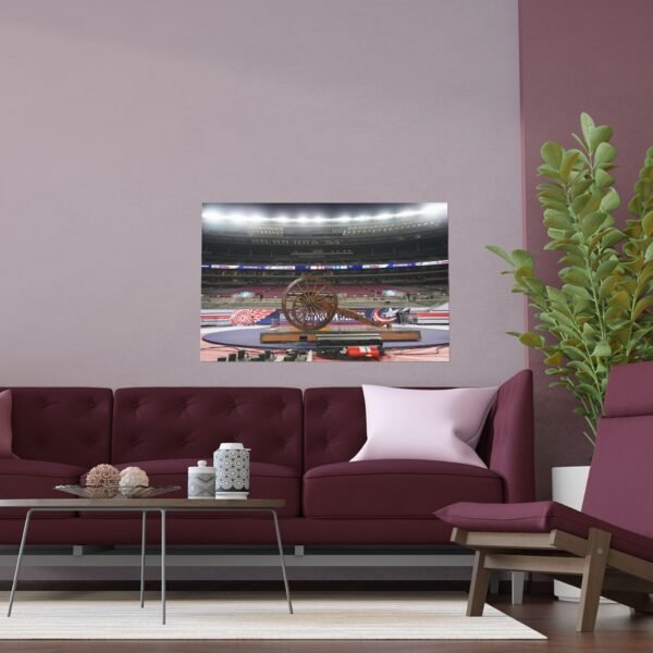 2025 Stadium Series Ohio Stadium - Detroit Red Wings vs Columbus Blue Jackets Indoor and Outdoor Silk Posters - Image 3