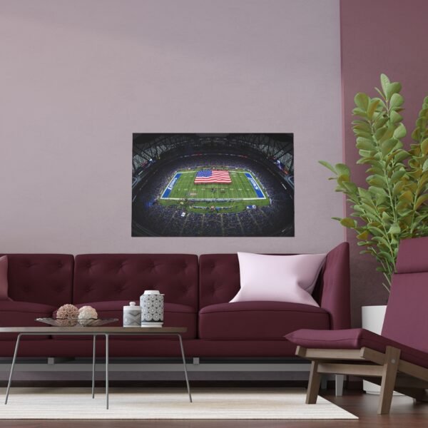 Detroit Lions Ford Field Indoor and Outdoor Silk Posters - Image 3