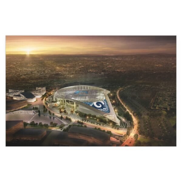 Los Angeles Rams SoFi Stadium Indoor and Outdoor Silk Posters - Image 2