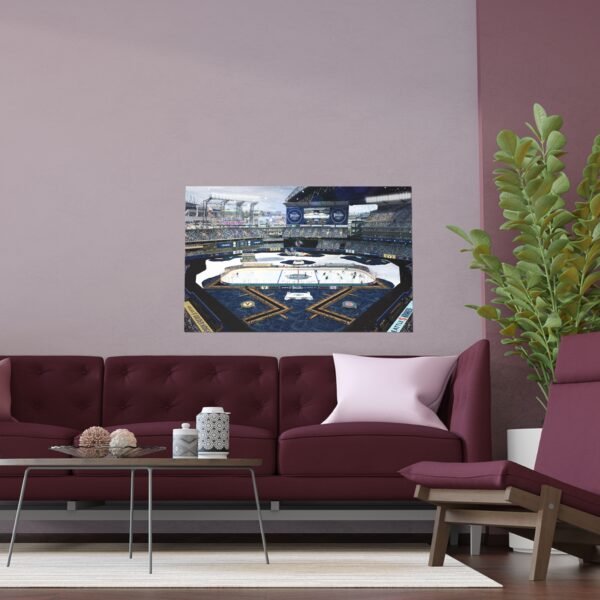 2024 Winter Classic T-Mobile Park - Vegas Golden Knights vs Seattle Kraken Indoor and Outdoor Silk Posters - Image 3