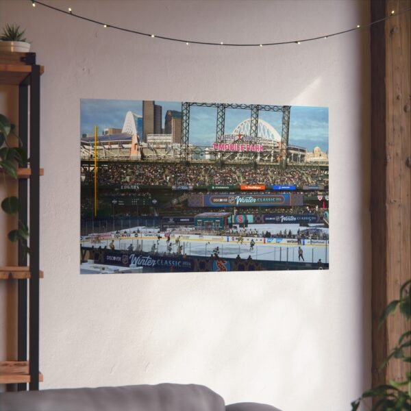 2024 Winter Classic T-Mobile Park - Vegas Golden Knights vs Seattle Kraken Fine Art Posters - Image 3