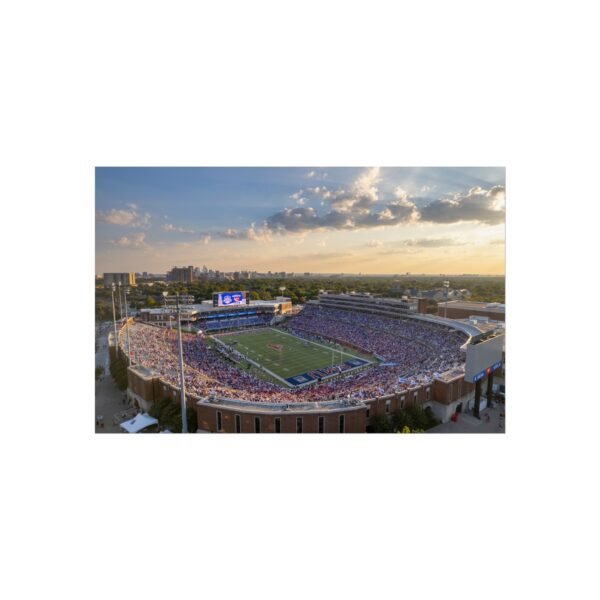 SMU Mustangs Gerald J. Ford Stadium Fine Art Posters