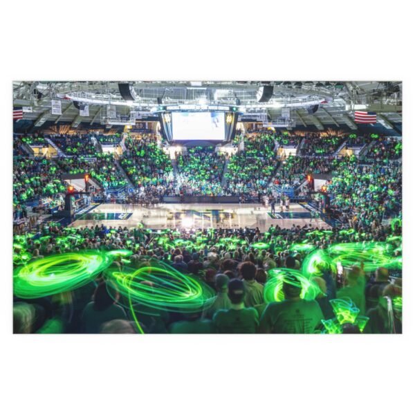 Notre Dame Fighting Irish Purcell Pavilion at the Edmund P. Joyce Center Indoor and Outdoor Silk Posters - Image 2