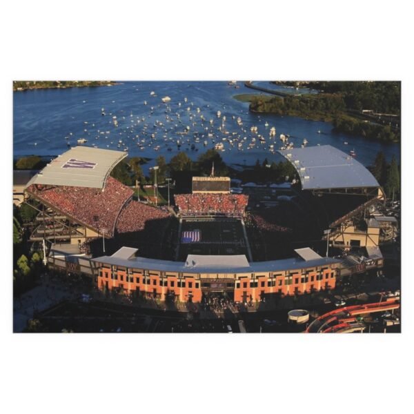 Washington Huskies Husky Stadium Indoor and Outdoor Silk Posters - Image 2