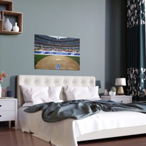 2014 Stadium Series Dodger Stadium - Anaheim Ducks vs Los Angeles Kings Indoor and Outdoor Silk Posters
