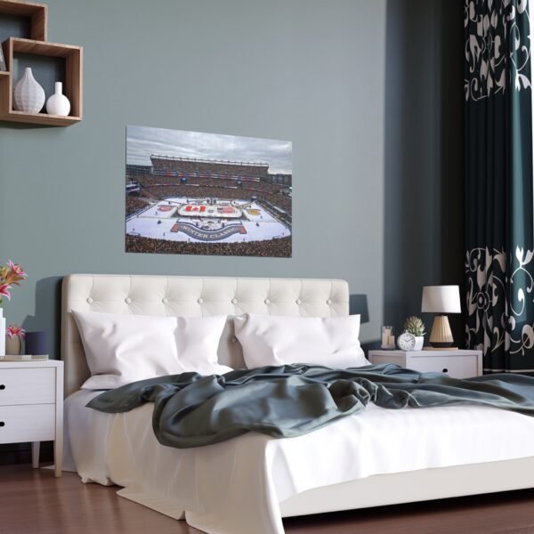 2016 Winter Classic Gillette Stadium - Montréal Canadiens vs Boston Bruins Fine Art Posters