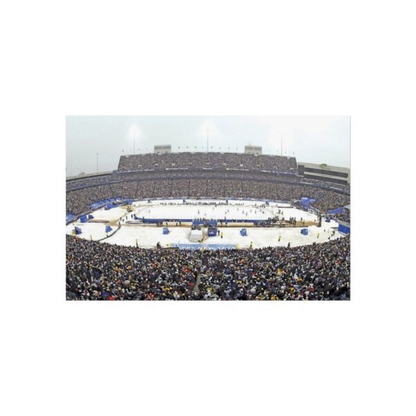 2008 Winter Classic Ralph Wilson Stadium Pittsburgh Penguins vs Buffalo Sabres Fine Art Posters
